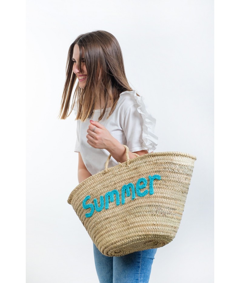 Straw Bag SUMMER - Handmade