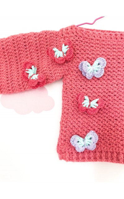 Pattern Butterfly Sweater - Paid Models