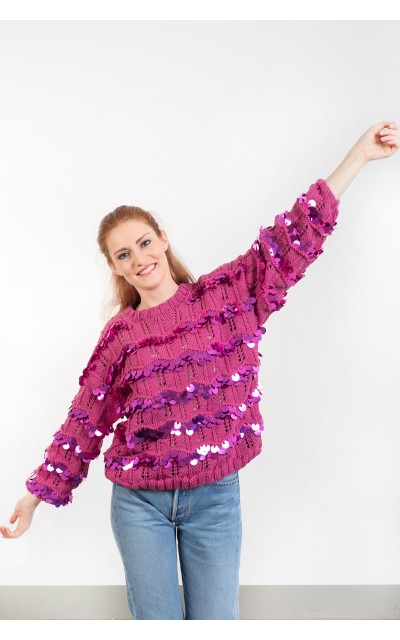 Pattern maglione in lana Paillettes - Modelli a Pagamento