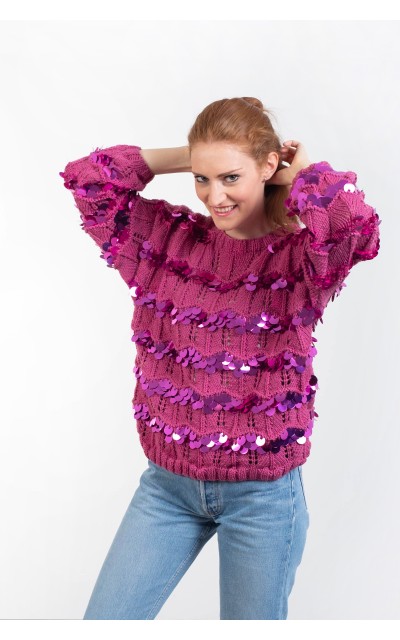 Pattern Sweater Sequins - Paid Models