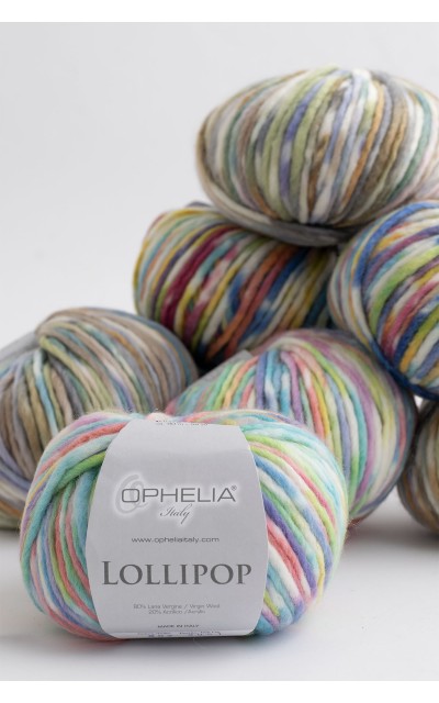 Wool yarns in balls. Product Made in Italy - Ophelia Italy -