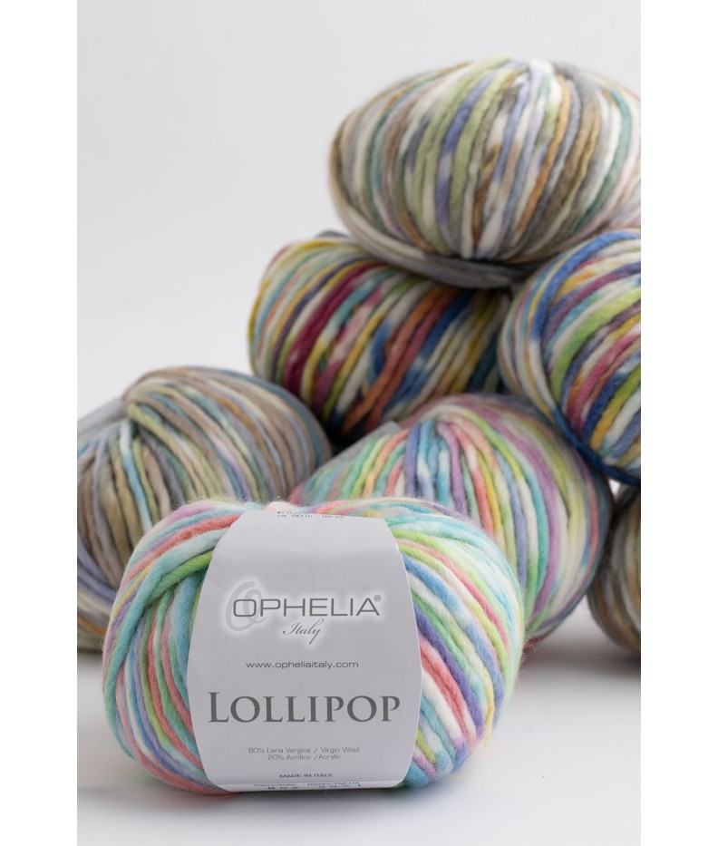Gomitolo in lana multicolore Lollipop I Ophelia Italy