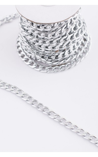 Silver flat link chain I Bag chain I Ophelia Italy