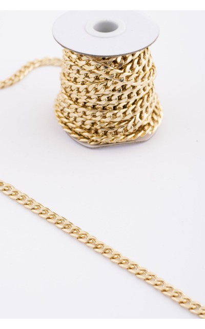 Gold flat link chain I Bag chain I Ophelia Italy