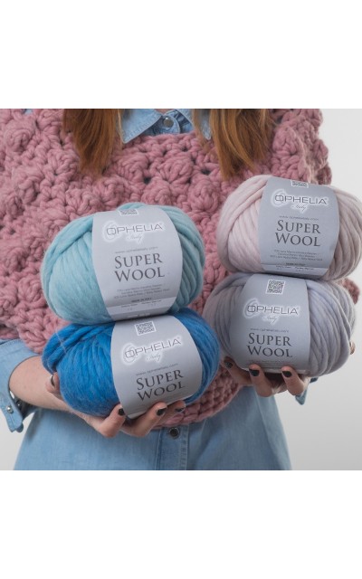 Super wool soffice e caldo filato in lana  - Ophelia Italy