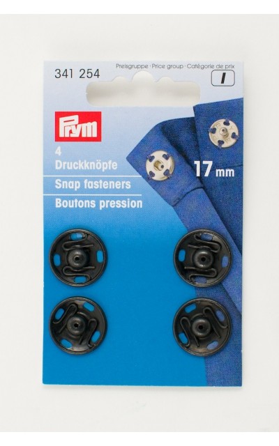 Bottoni a pressione 17 mm Prym - Knöpfe und Taschenverschluss