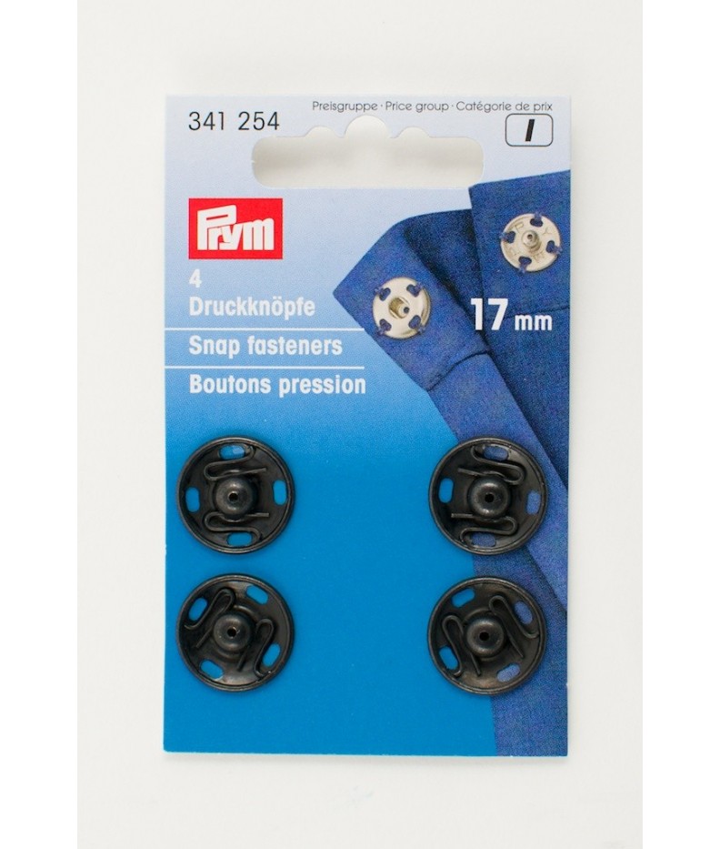 Snap fasteners 17mm - Button