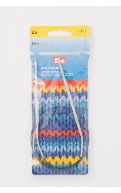 Circular knitting pin aluminim US 4/ 80 cm - Circular Needles