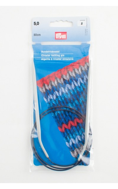 Circular knitting pin aluminim US 8 / 80 cm - Circular Needles