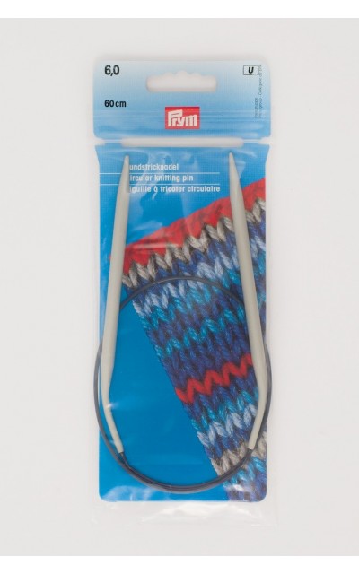Circular knitting pin aluminim US 10 / 60 cm - Circular Needles