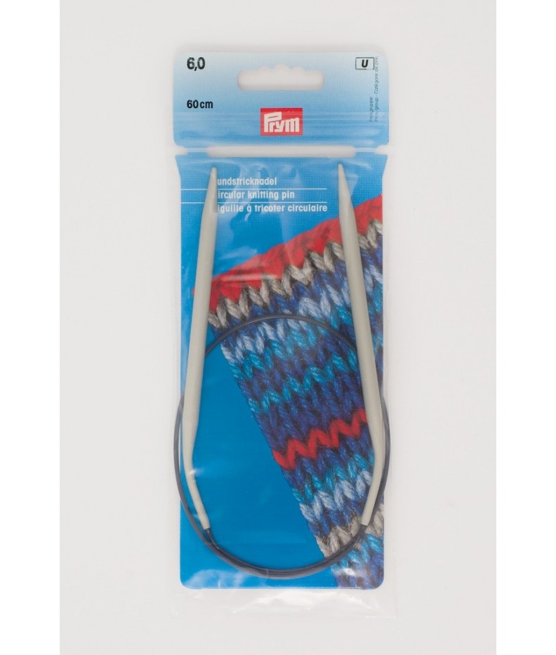 Circular knitting pin aluminim US 10 / 60 cm - Circular Needles