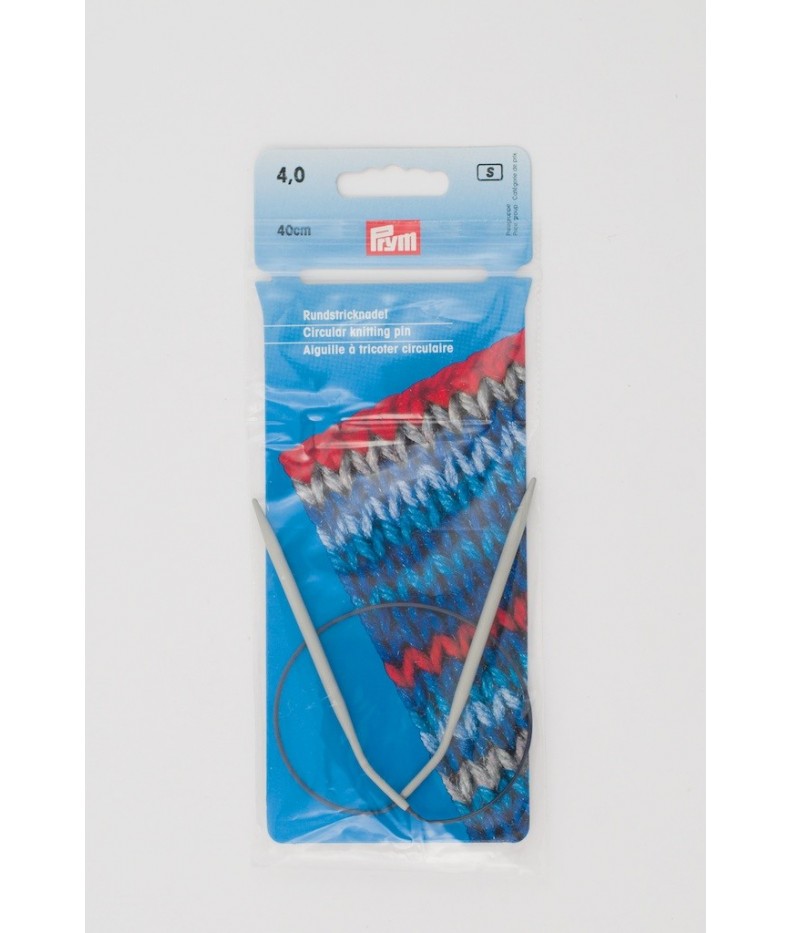 Circular knitting pin aluminim US 6 / 40 cm - Circular Needles