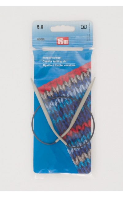 Circular knitting pin aluminim US 8 / 40 cm - Circular Needles