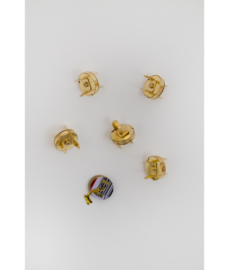 Magnetic claps gold 17mm - Button