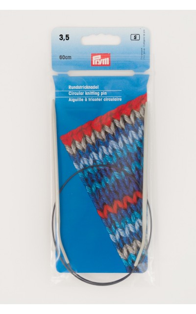 Circular knitting pin aluminim US 4/ 60 cm