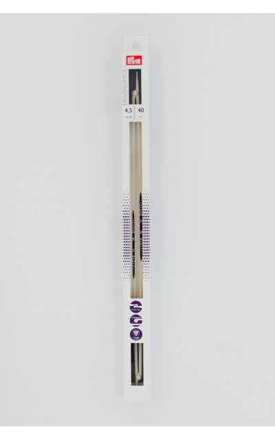 Ergonomic knitting needles  4,5 mm 40 cm