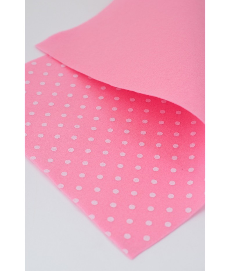 Tuch filz stoff Polka Dot Gedruckt  45x50 cm