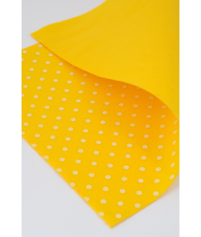Tuch filz stoff Polka Dot Gedruckt  45x50 cm