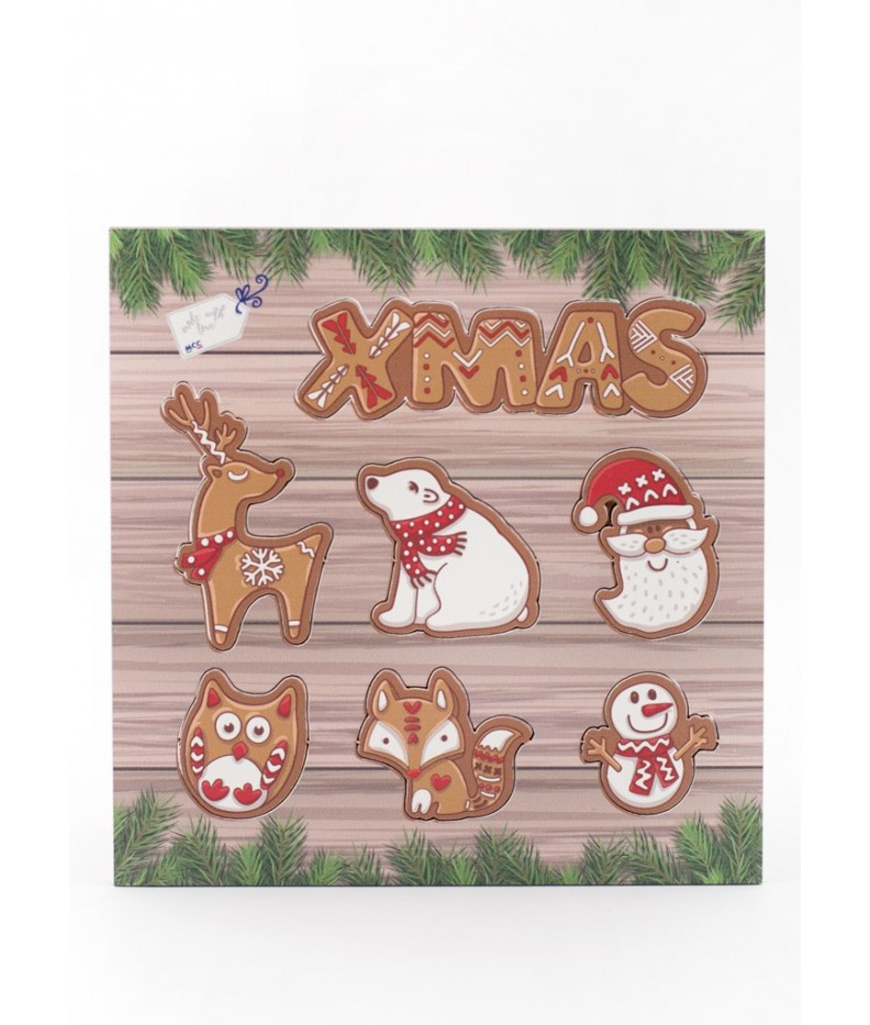 Decorative wooden tags - 001