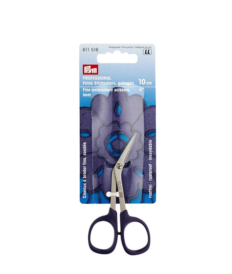 Embroidery scissors Professional, curved 10cm